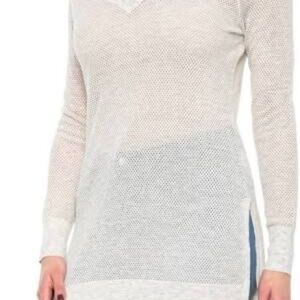 Smartwool Women’s Merino Long Cream V-Neck Everyday Tunic Sweater